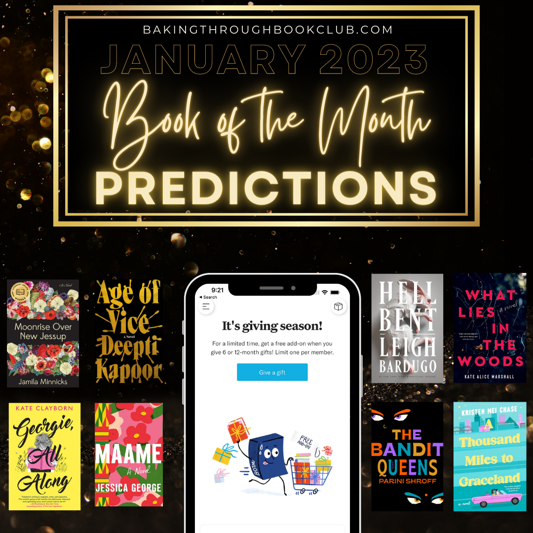 Book of the Month Predictions January 2023 Baking Through Book