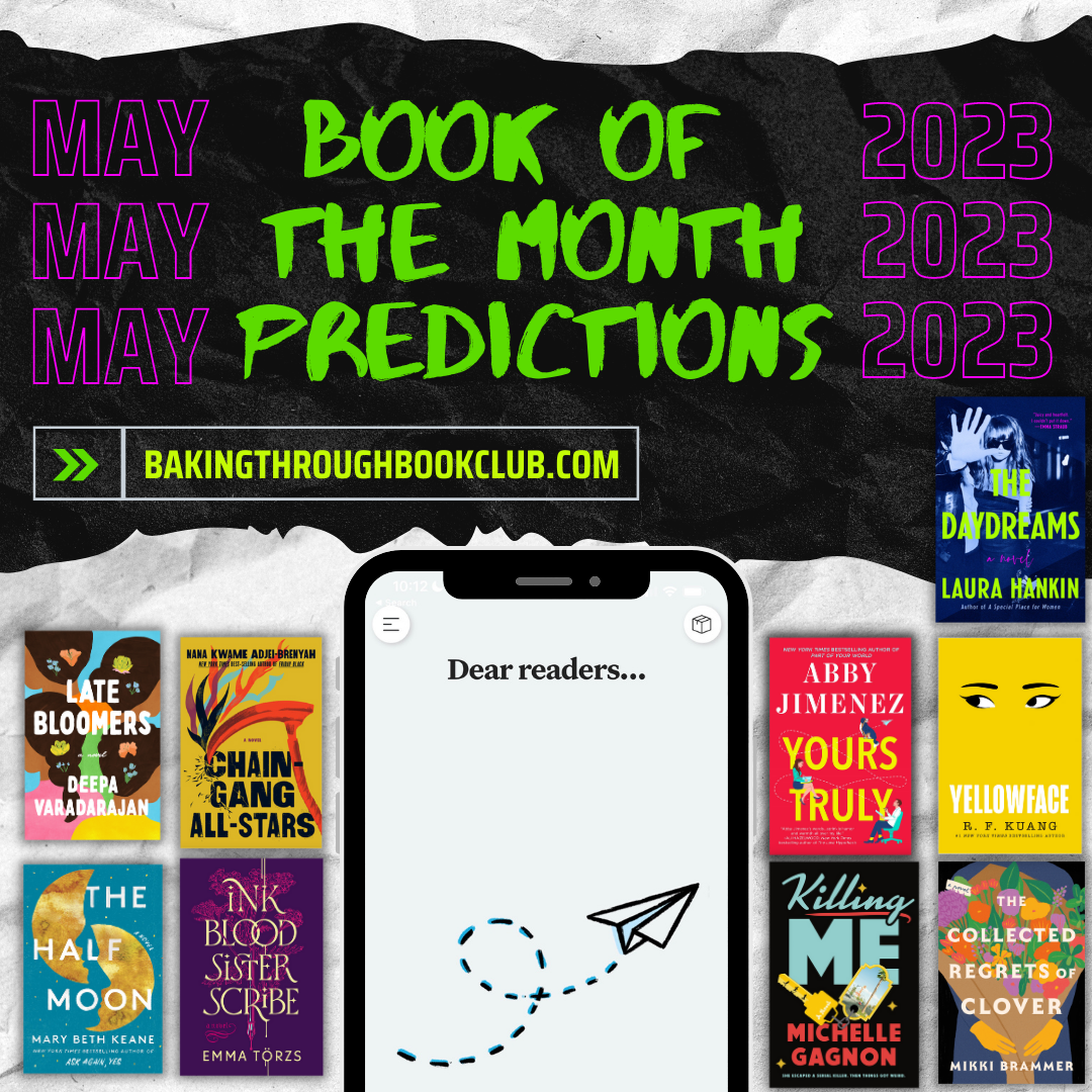 Book of the Month Predictions May 2023 Baking Through Book